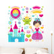 Princess Set Wall Mural