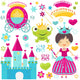 Princess Set Wall Mural
