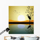 Heron Silhouette Lake
