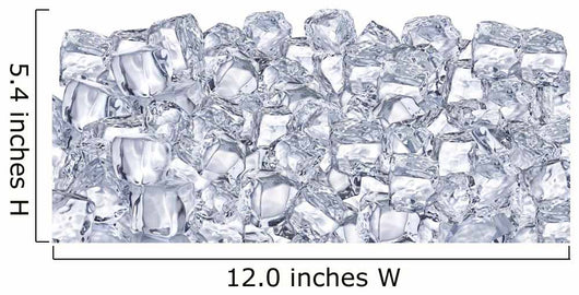 Ice cubes. Wall Mural
