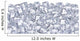 Ice cubes. Wall Mural