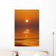 Sun Setting in a Calm Sea Wall Mural