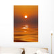 Sun Setting in a Calm Sea Wall Mural