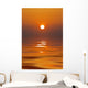 Sun Setting in a Calm Sea Wall Mural