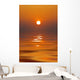 Sun Setting in a Calm Sea Wall Mural