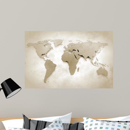 World Map Vintage