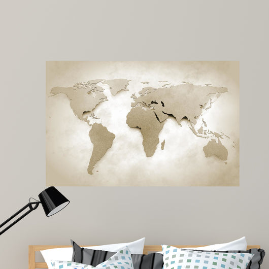 World Map Vintage