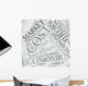 Microeconomics Disciplines Concept Wall Mural