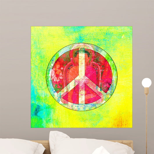 Peace Buddha Wall Mural