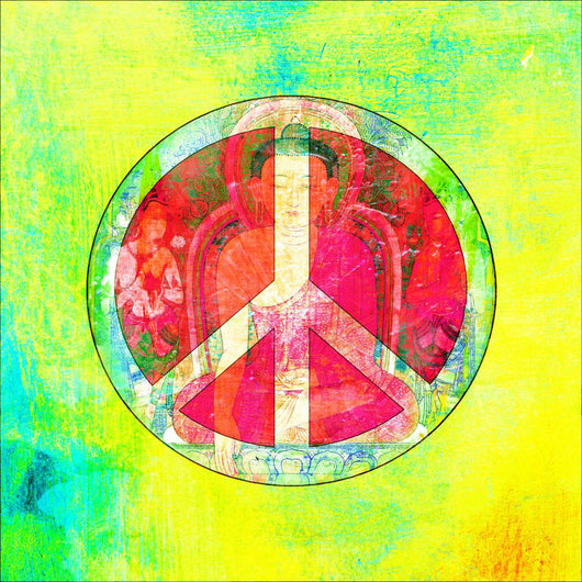 Peace Buddha Wall Mural