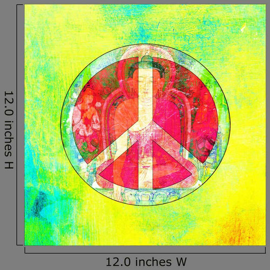 Peace Buddha Wall Mural