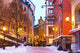 Winter Old Town Stockholm Wall Mural
