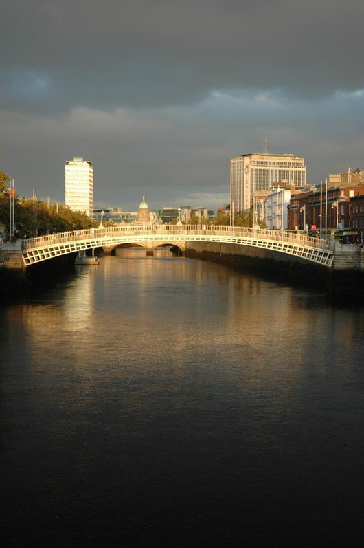 Dublin's Ha'penny Bridge Wall Mural