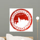 Stamp - Nashville, USA Wall Decal