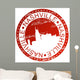 Stamp - Nashville, USA Wall Decal