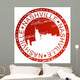 Stamp - Nashville, USA Wall Decal