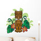 Exotic Tiki God Wall Decal