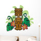 Exotic Tiki God Wall Decal