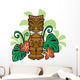 Exotic Tiki God Wall Decal