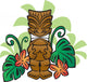 Exotic Tiki God Wall Decal