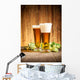 Glass Beers Wooden Table