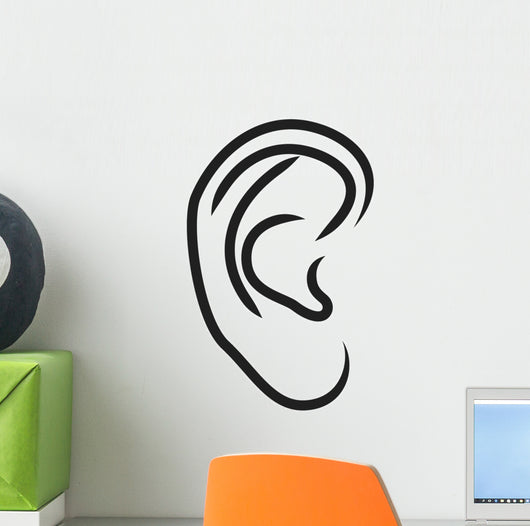 Human Ear Vector Illustration