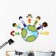 kids and planet earth Wall Decal