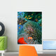 Colorful coral reef fish Wall Mural