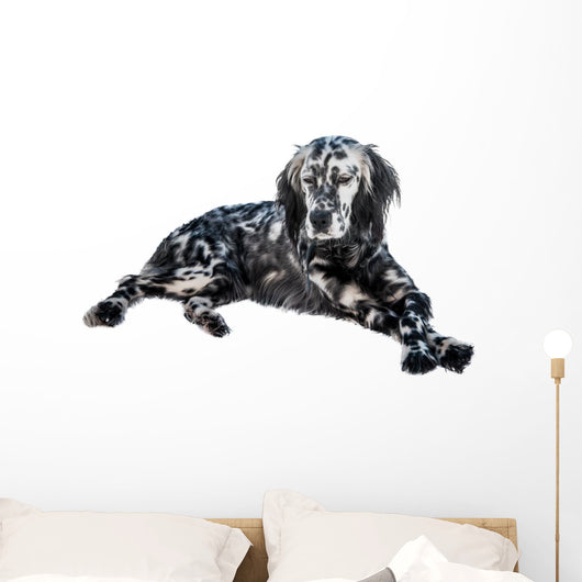 English setter dog Wall Decal
