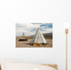 Tepee - conical tent  used by Native Americans Wall Mural
