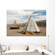 Tepee - conical tent  used by Native Americans Wall Mural