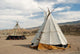 Tepee - conical tent  used by Native Americans Wall Mural