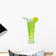 green cocktail with lime Wall Decal