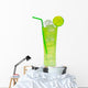 green cocktail with lime Wall Decal