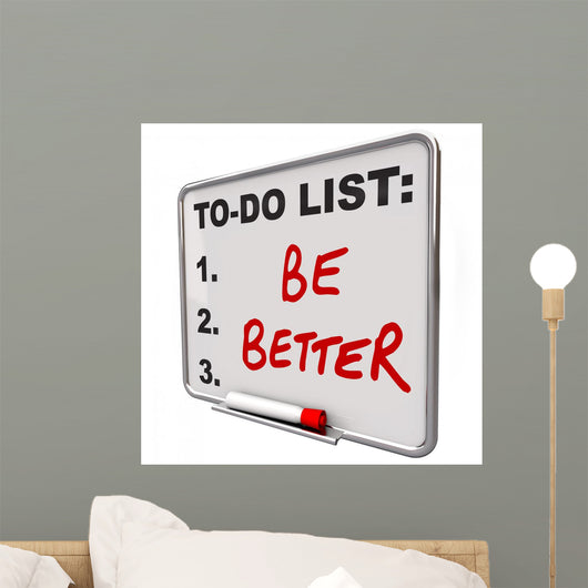 To-do List Be Better Wall Decal