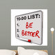 To-do List Be Better Wall Decal
