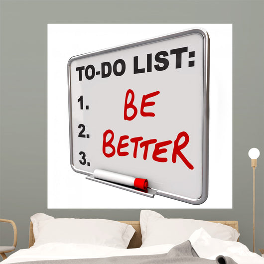 To-do List Be Better Wall Decal