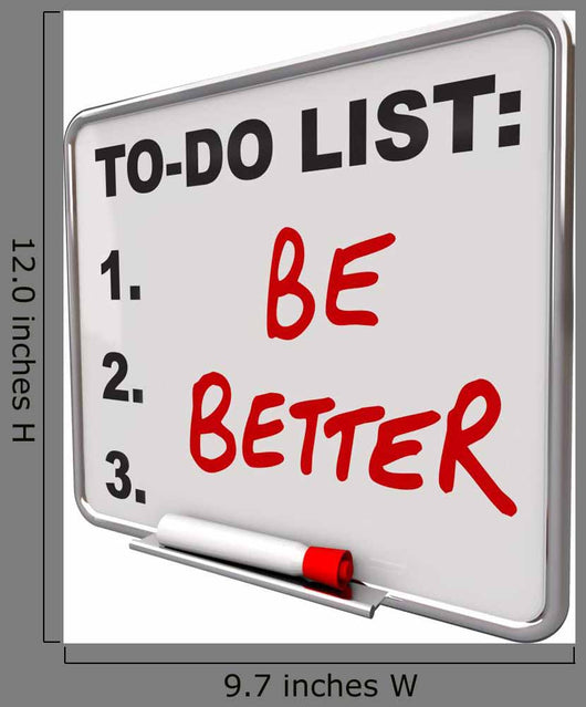 To-do List Be Better Wall Decal