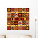 Etnic Motifs Carpet with Wall Decal