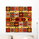 Etnic Motifs Carpet with Wall Decal
