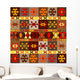 Etnic Motifs Carpet with Wall Decal