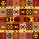 Etnic Motifs Carpet with Wall Decal