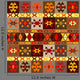 Etnic Motifs Carpet with Wall Decal