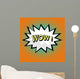 Wow! comic speech bubble in pop art style Wall Mural