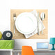 Table Setting Wooden Table