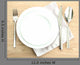 Table Setting Wooden Table