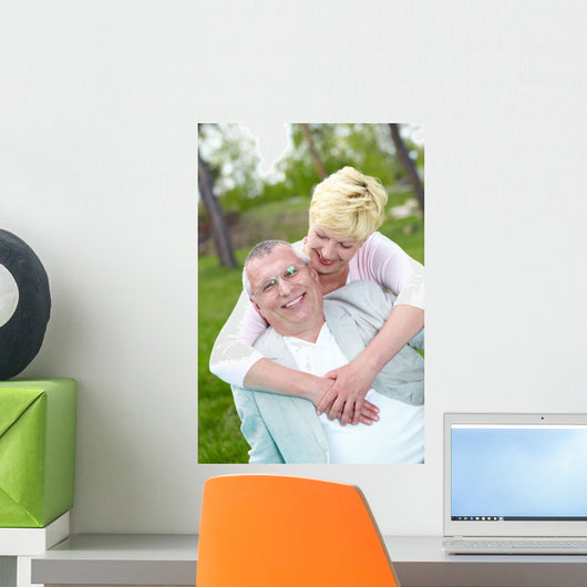 Joyful Couple Wall Mural