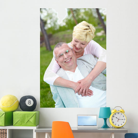 Joyful Couple Wall Mural