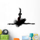 Young Woman Ballerina Ballet Wall Decal