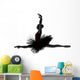 Young Woman Ballerina Ballet Wall Decal